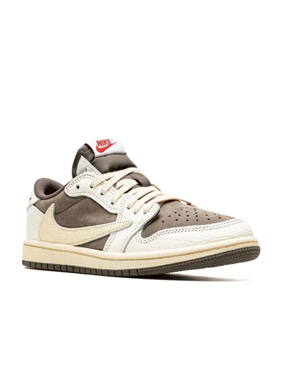Travis Scott x Air Jordan 1 Low OG Reverse Mocha Sail Dark SZ 8.5 💙